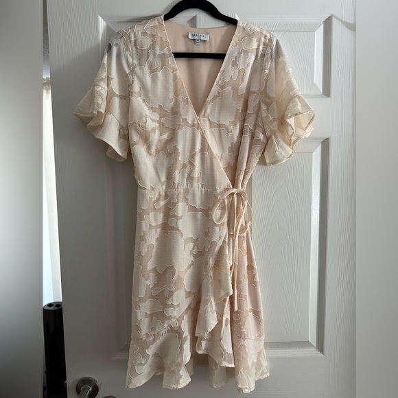 Gilli Dresses & Skirts - Cream Wrap Dress